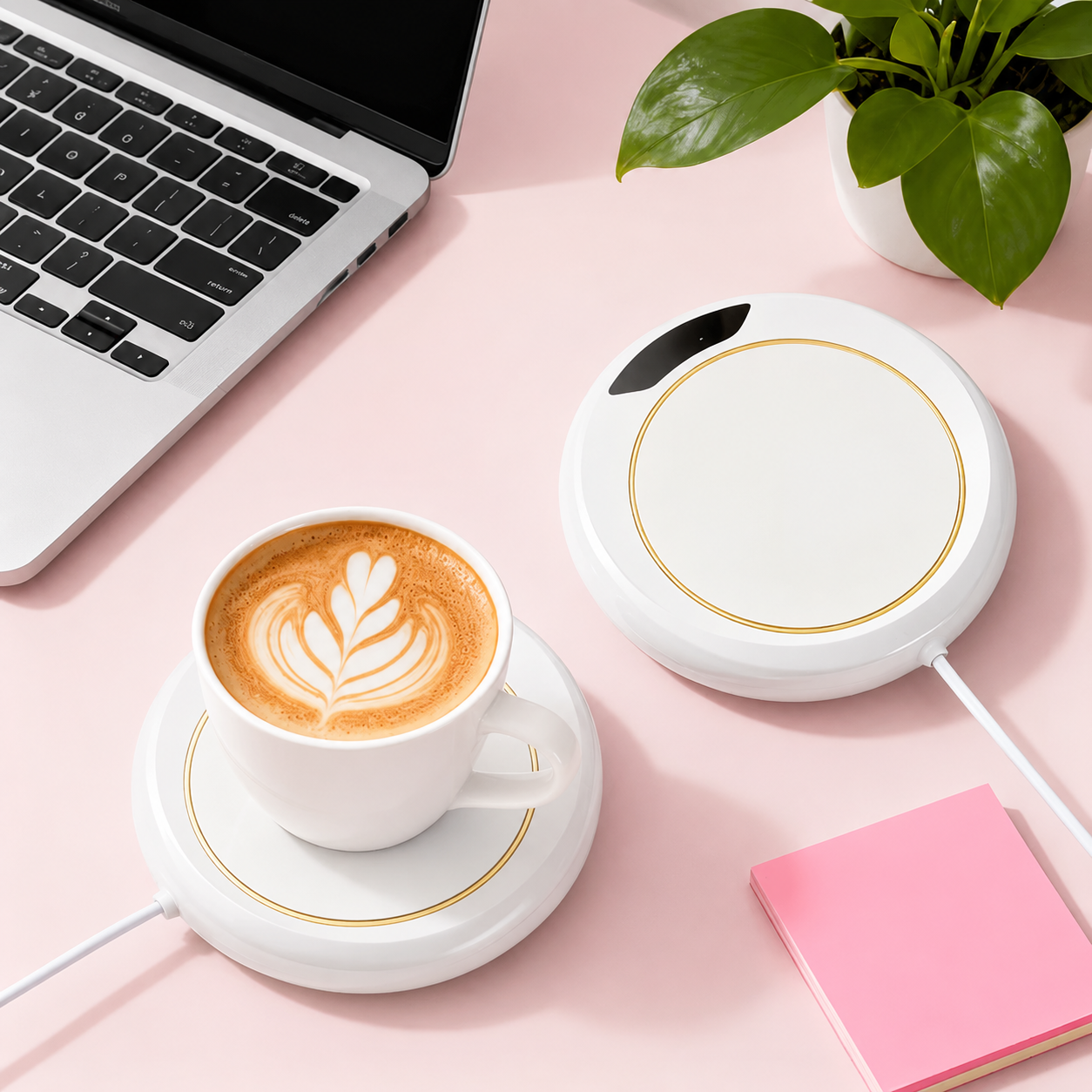 ☕ USB Smart Heating Cup Warmer – Keep Every Sip Perfectly Hot