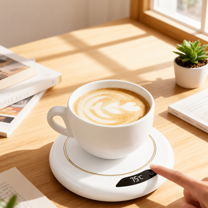 ☕ USB Smart Heating Cup Warmer – Keep Every Sip Perfectly Hot
