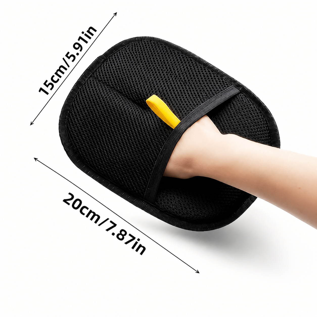 Reusable Pet Hair Remover Glove – Dual-Sided Lint Brush for Furniture, Clothes & Car